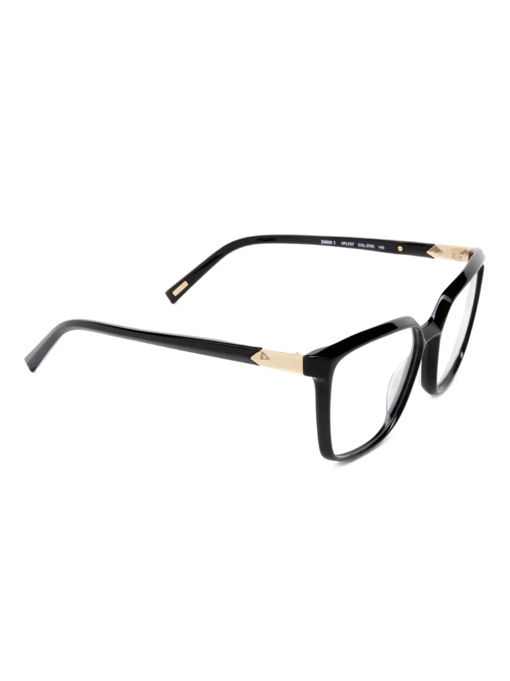  Police Square-frame Glasses - Black 