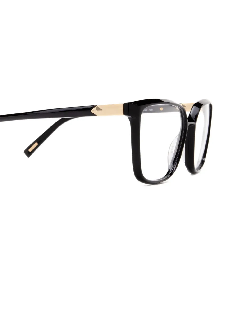  Police Square-frame Glasses - Black 