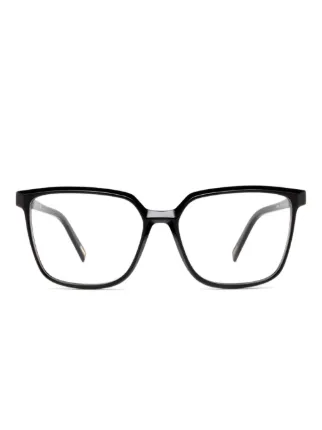 Police Square Background Police square-frame Glasses | Black | FARFETCH GR