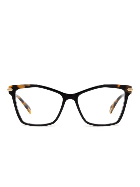 Police lentes con armazón estilo carey