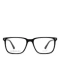 Police rectangle acetate frames - Black