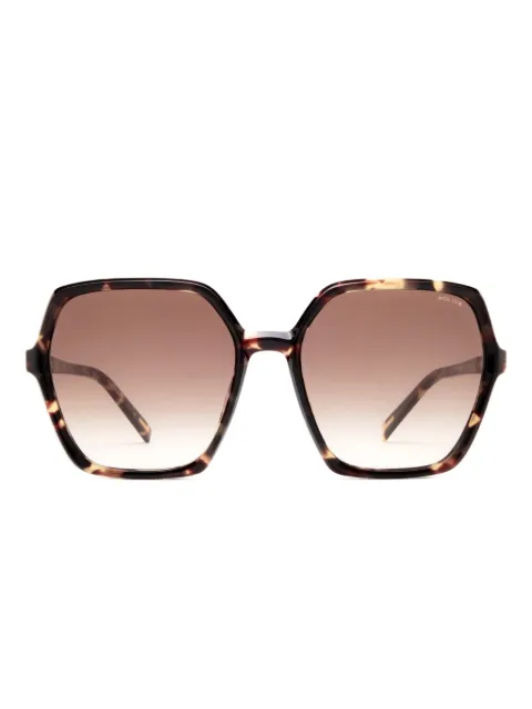 Police Swan 3 geometric-frame sunglasses