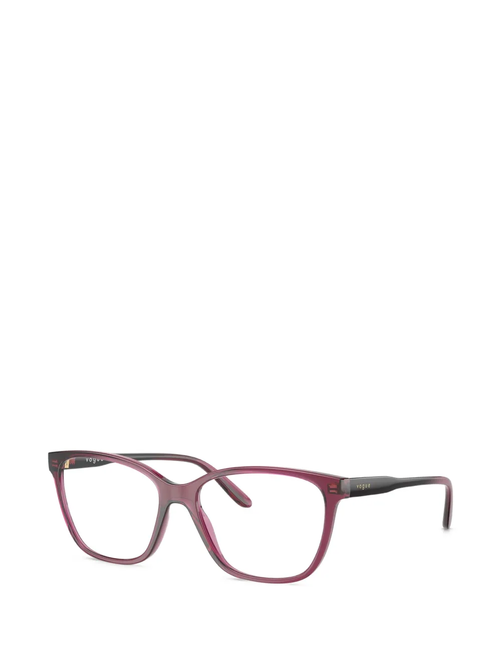  Vogue Eyewear Transparent Rectangle-frame Glasses - Purple 