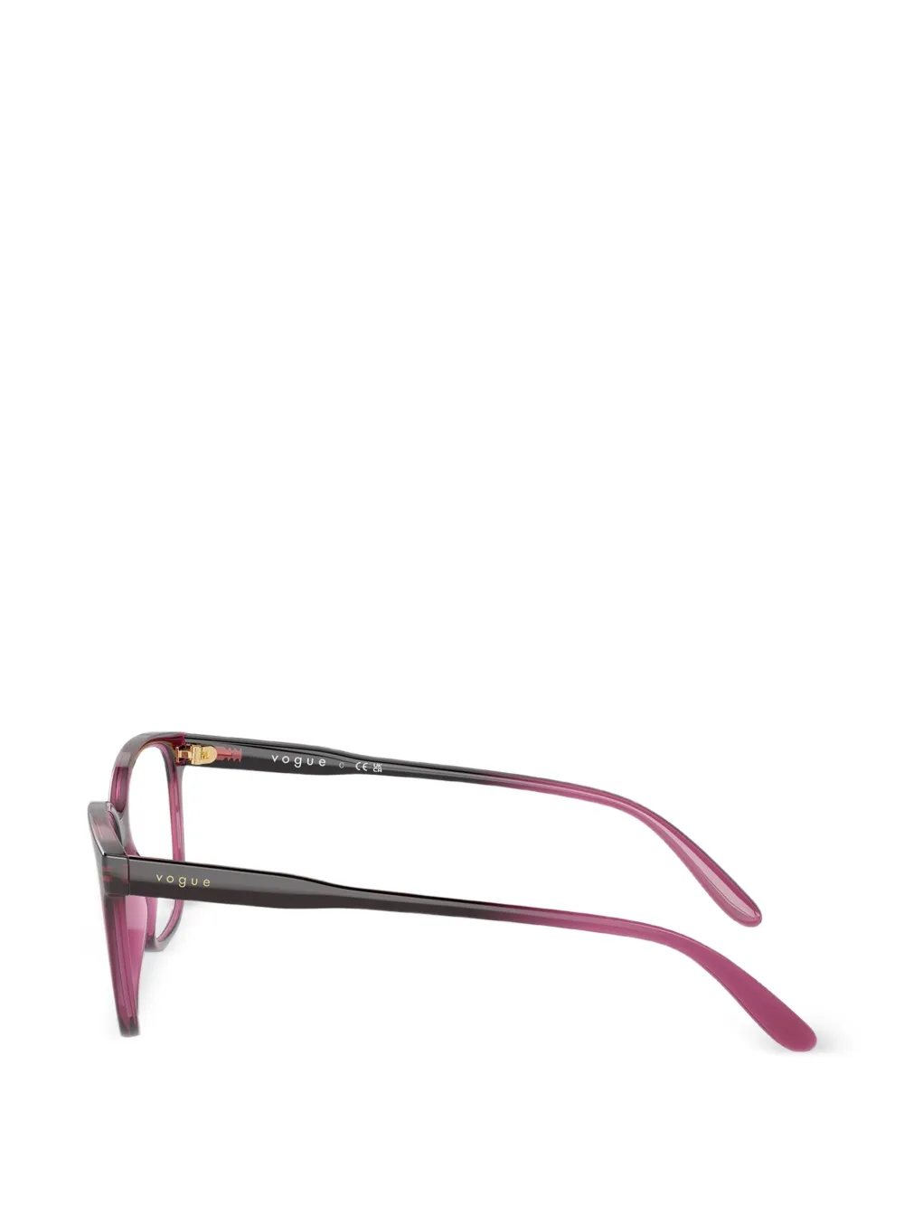  Vogue Eyewear Transparent Rectangle-frame Glasses - Purple 