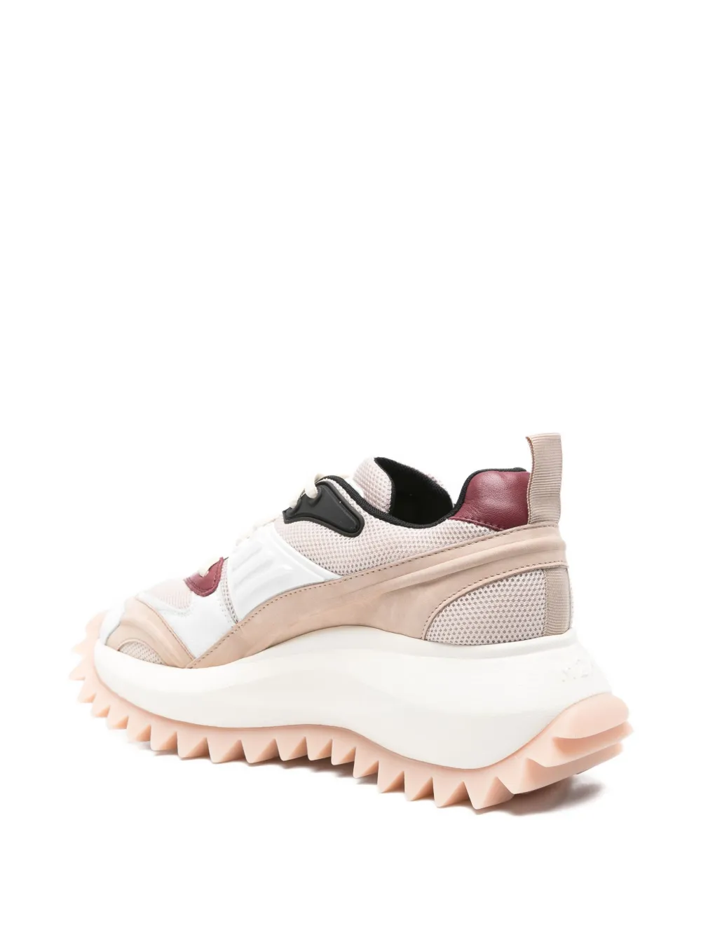 Vic Matie Panelled-design Chunky-sole Sneakers In Neutral