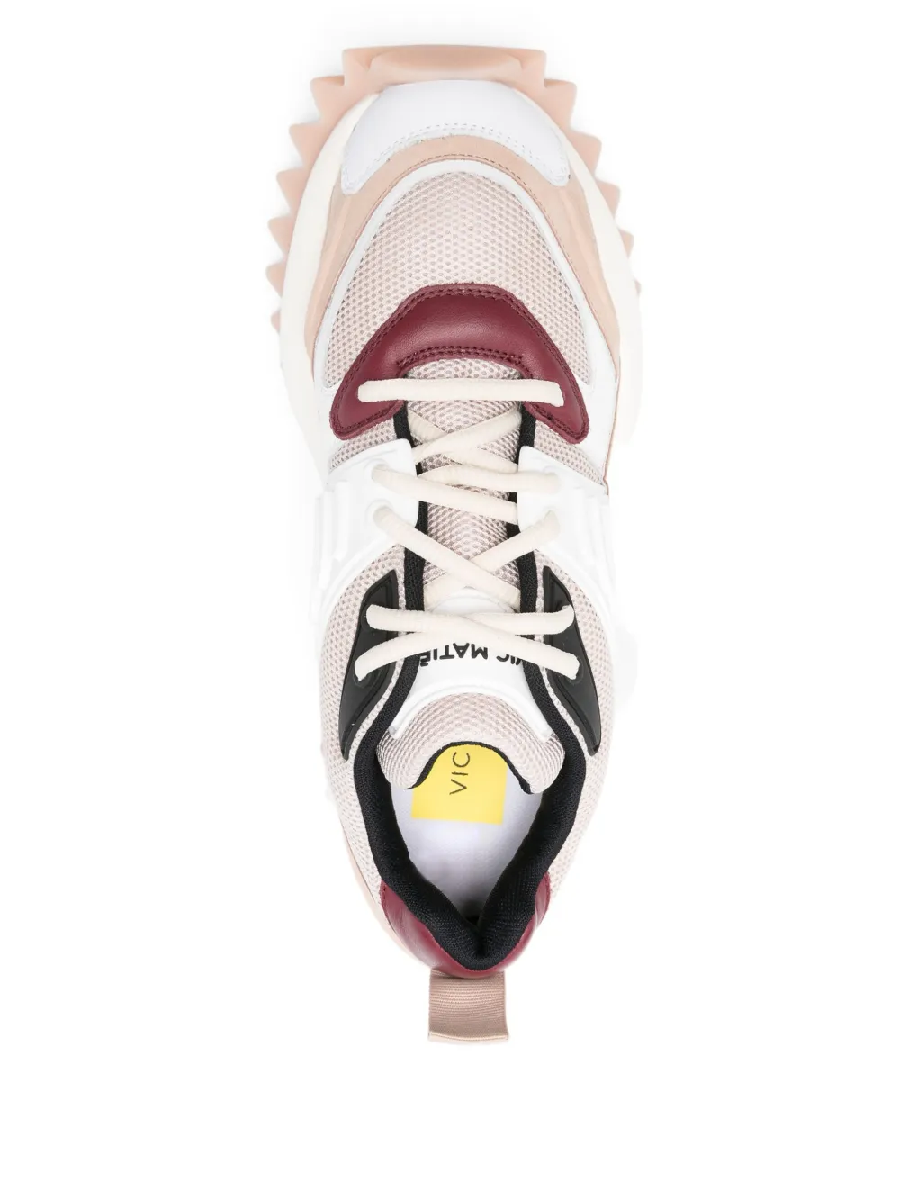 Vic Matie panelled-design chunky-sole sneakers Neutrals