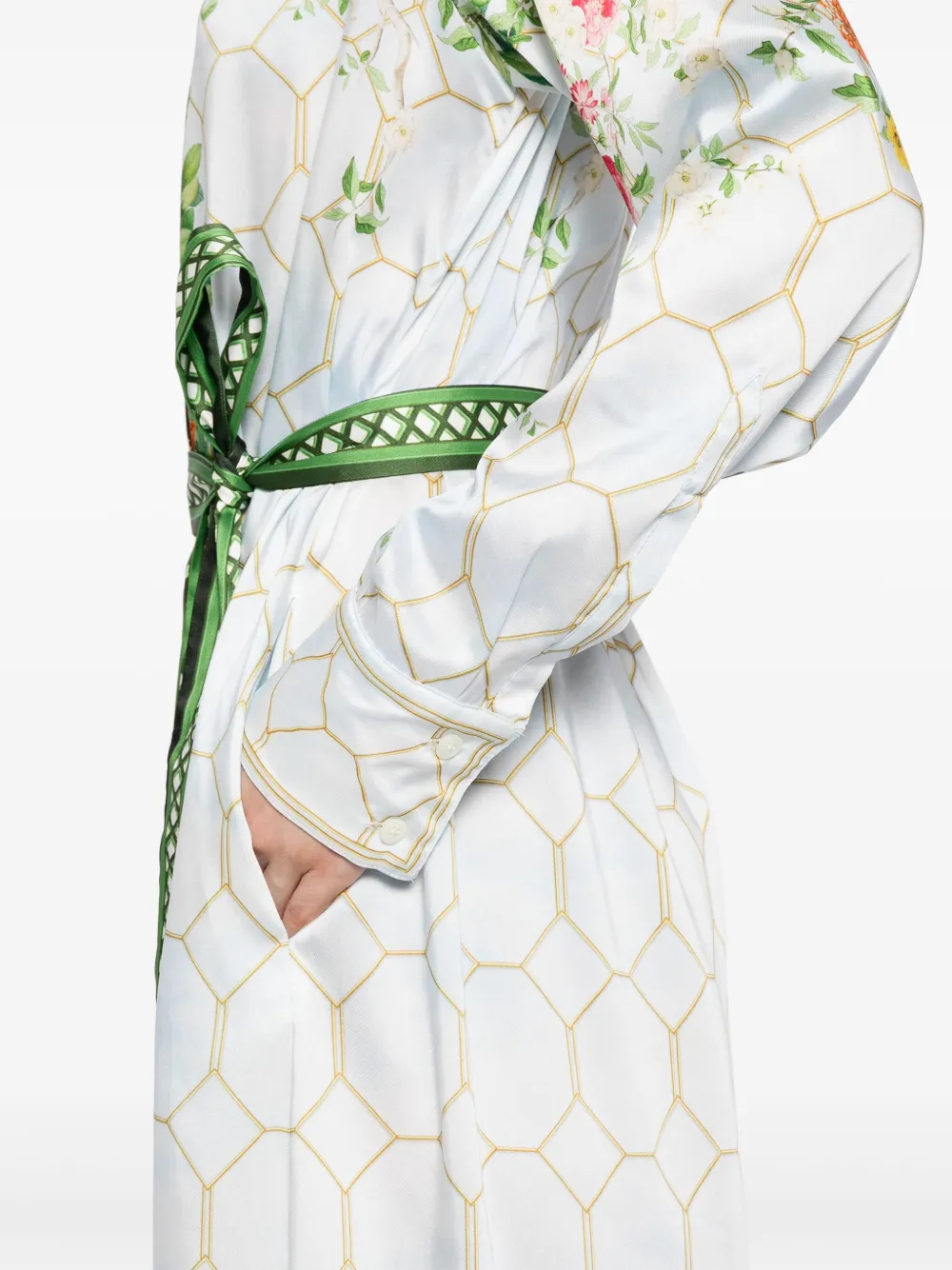 Mary Katrantzou Torino jurk Wit