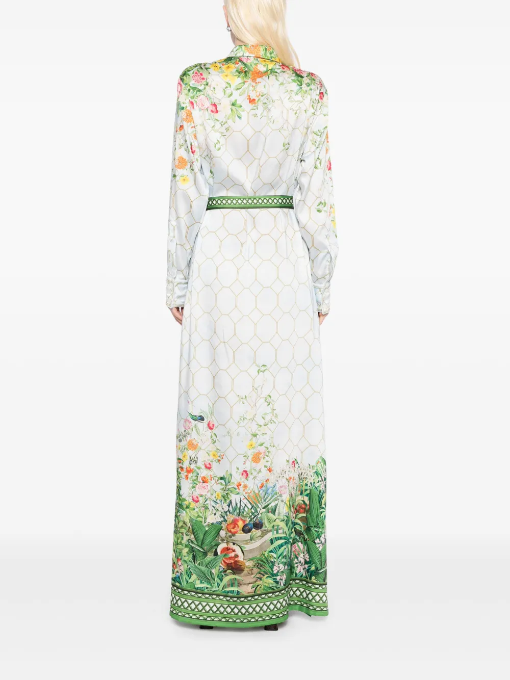 Mary Katrantzou Torino jurk Wit