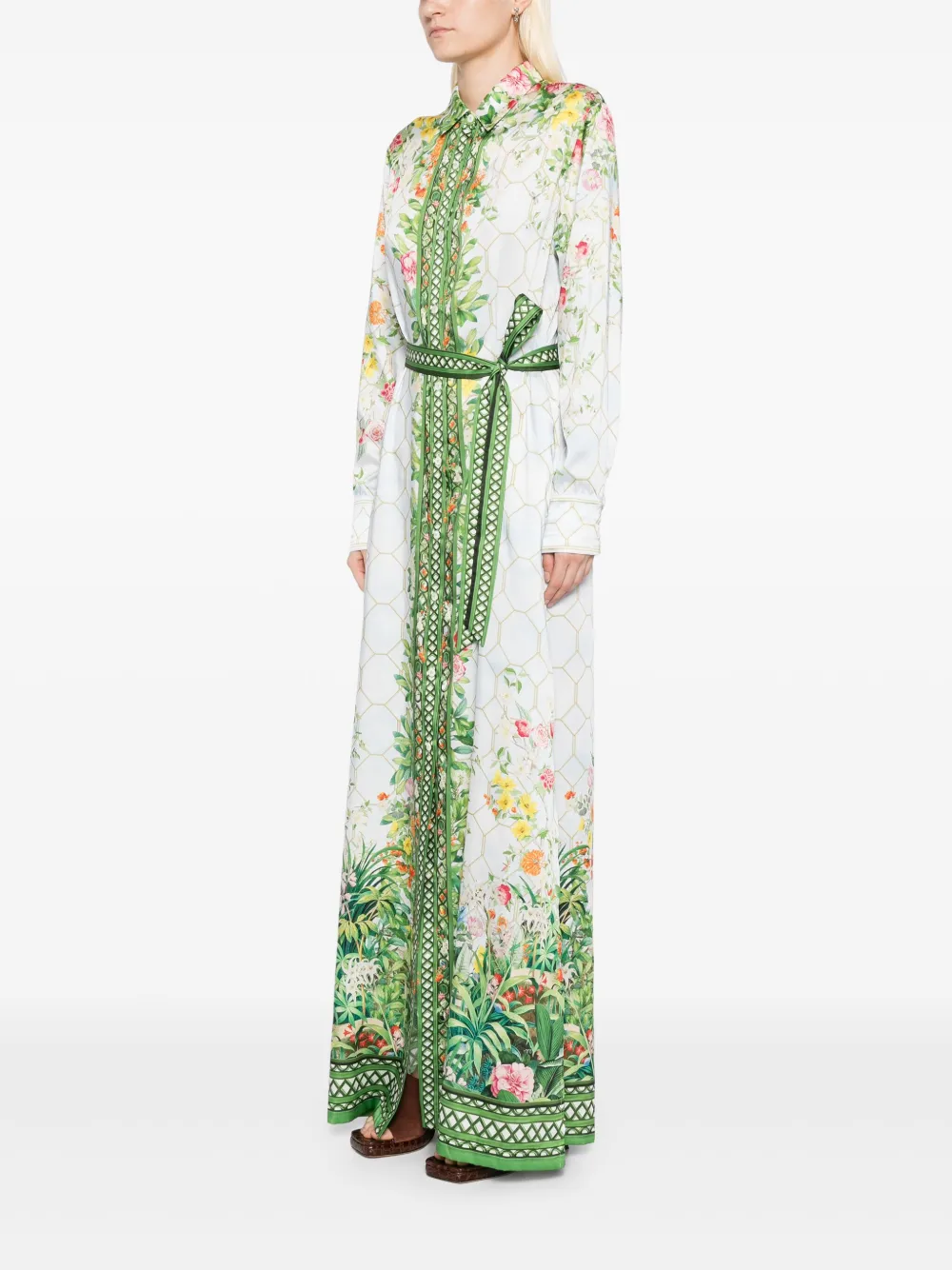 Mary Katrantzou Torino jurk Wit