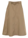 Dice Kayek a-line midi skirt - Brown