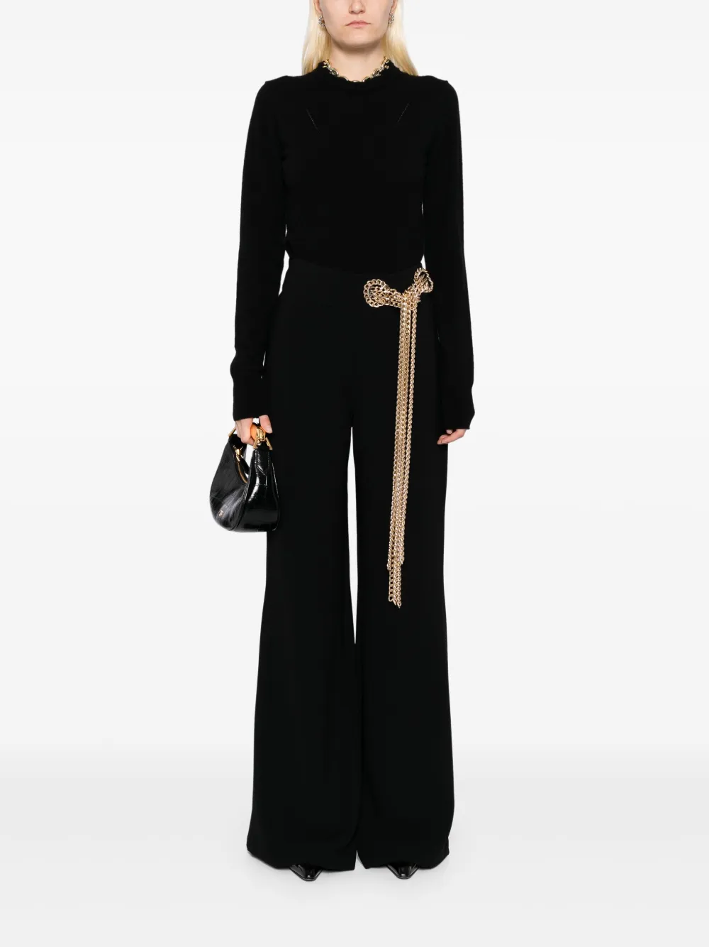 Isabel Sanchis chain-detail palazzo trousers | Wide-Leg Pants | Image 2