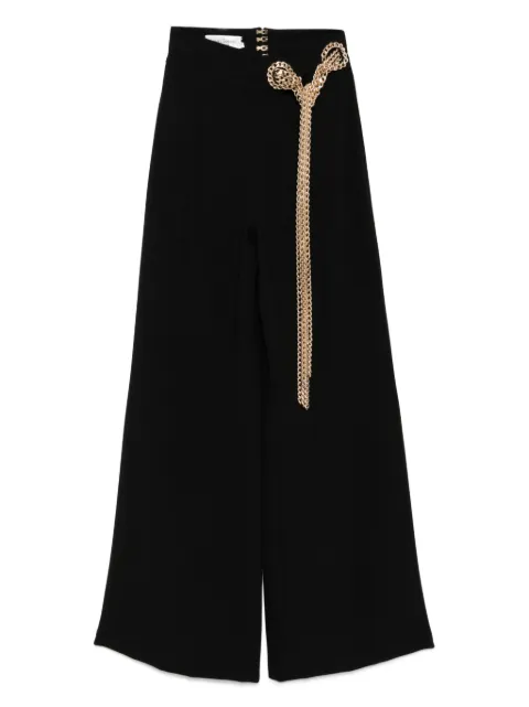 Isabel Sanchis chain-detail palazzo trousers