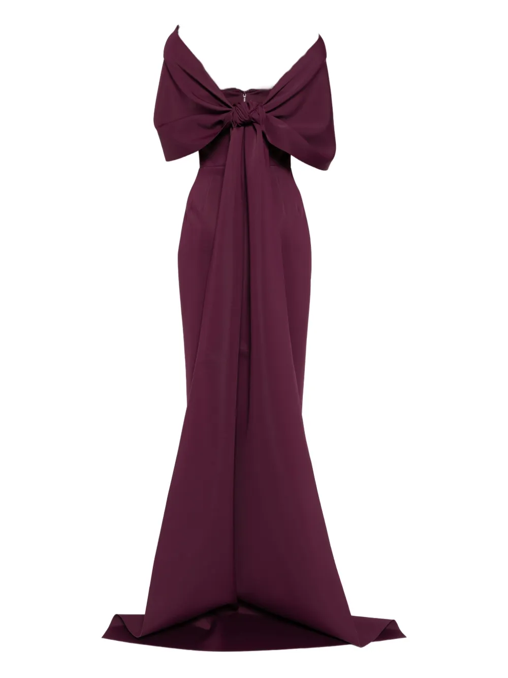 Isabel Sanchis Macarie gown Rood