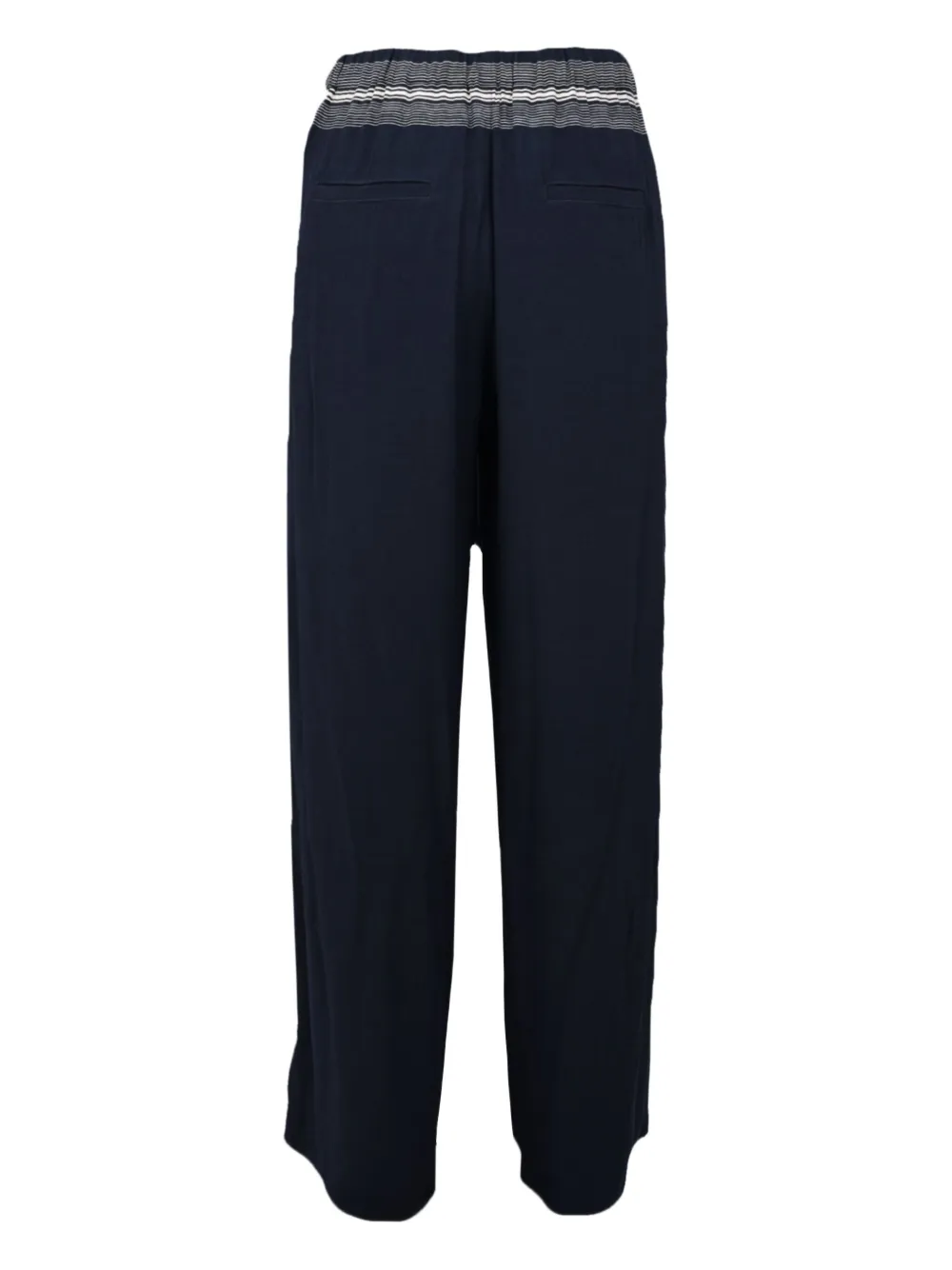 Vince Broek met elastische taille Blauw