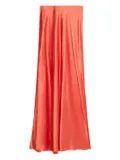 Vince satin bias-cut maxi skirt - Orange