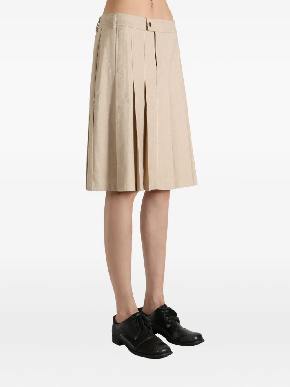 Paloma Wool Rok met geplooid vlak Beige