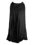 The Row Luce asymmetric skirt - Black