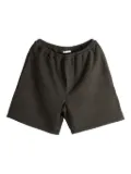 The Row elastic-waistband shorts - Brown