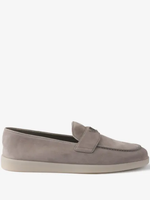 Prada suede loafers