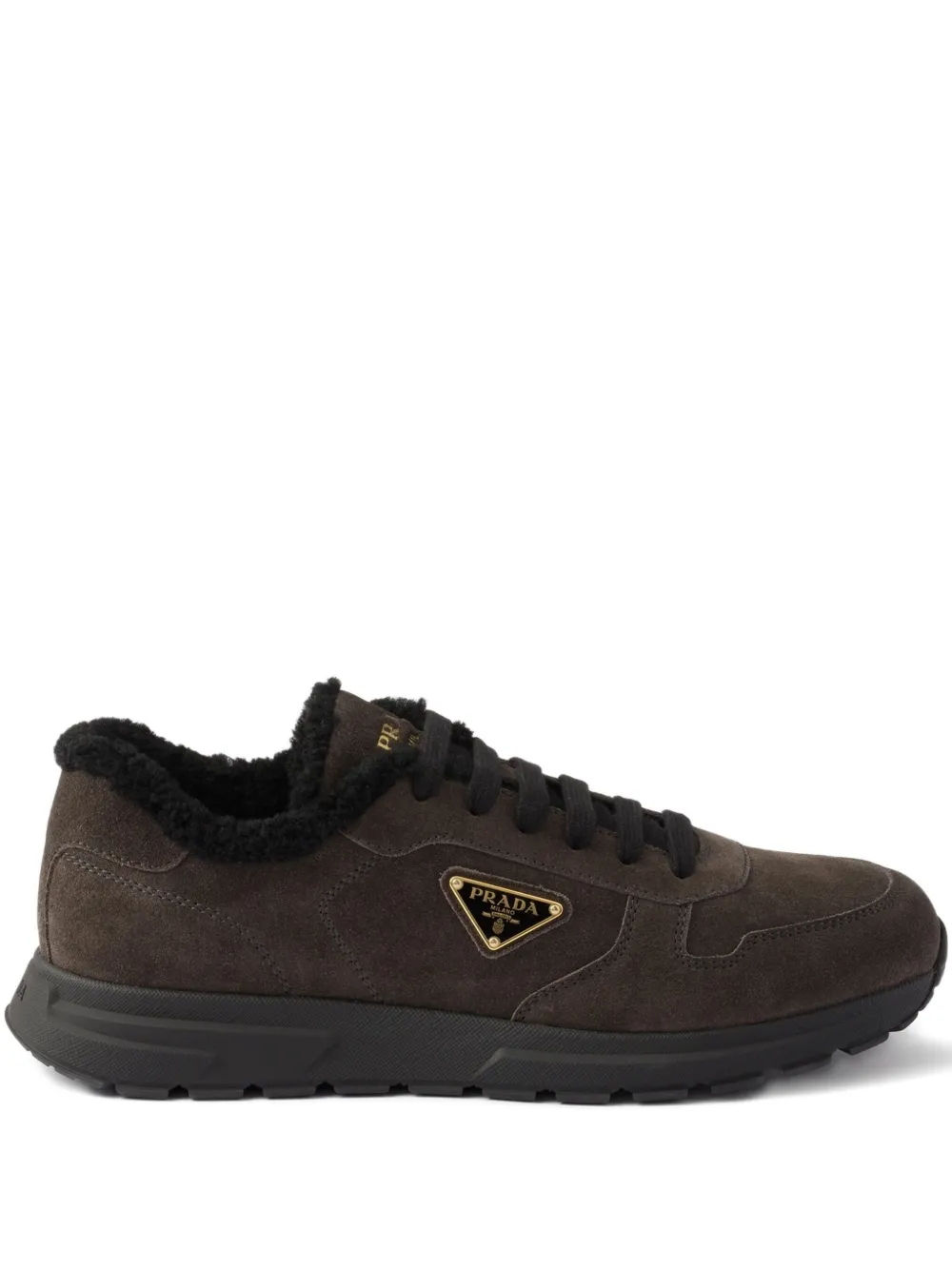 Prada Prax suede sneakers Brown