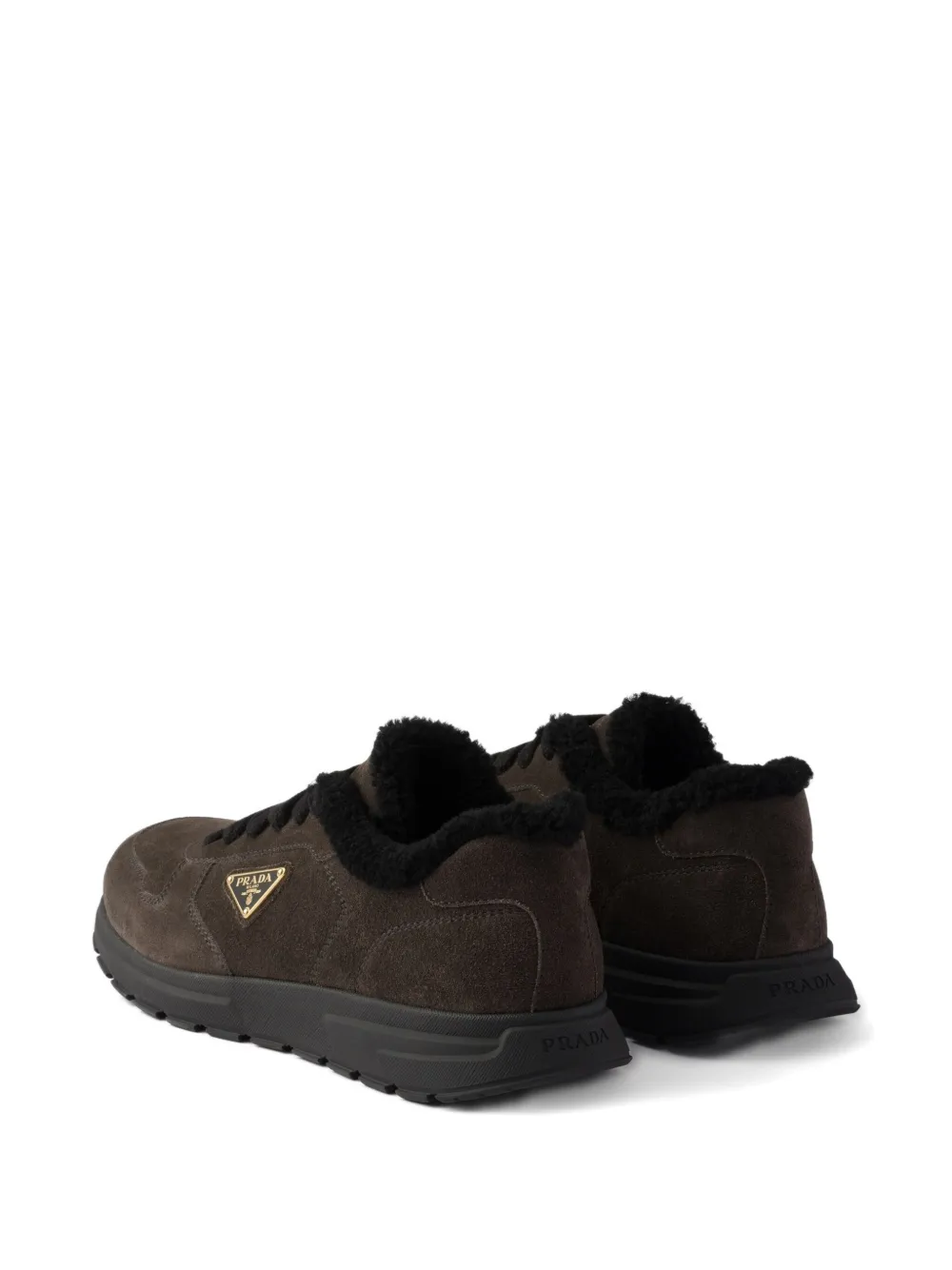 Prada Prax suede sneakers Brown