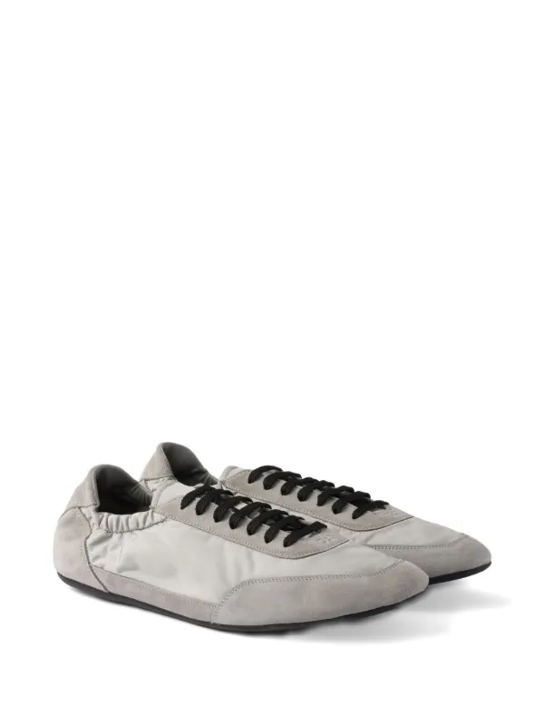靴 Prada collapse sneakers 6 1/2 Black Collapse Re-Nylon and suede elasticized sneakers | PRADA