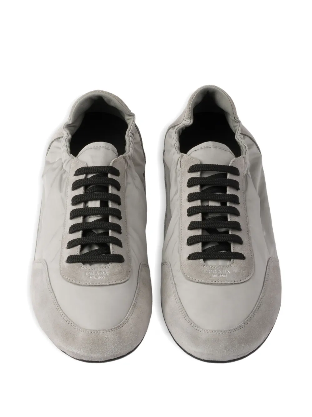Prada Collapse lace-up sneakers Grey