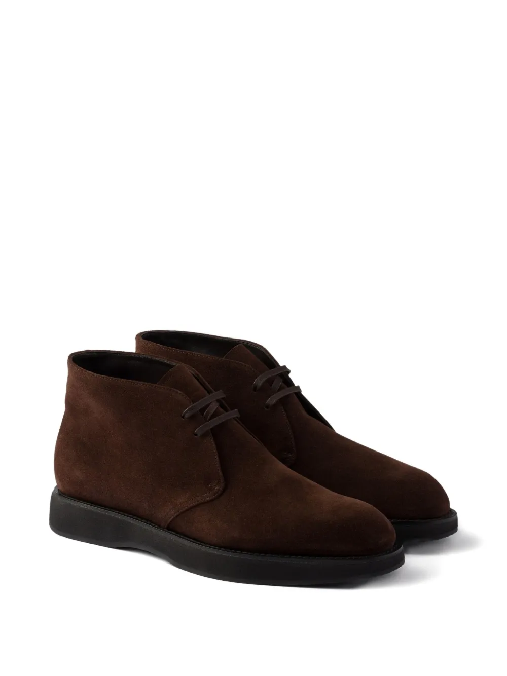 Prada suede desert boots Brown