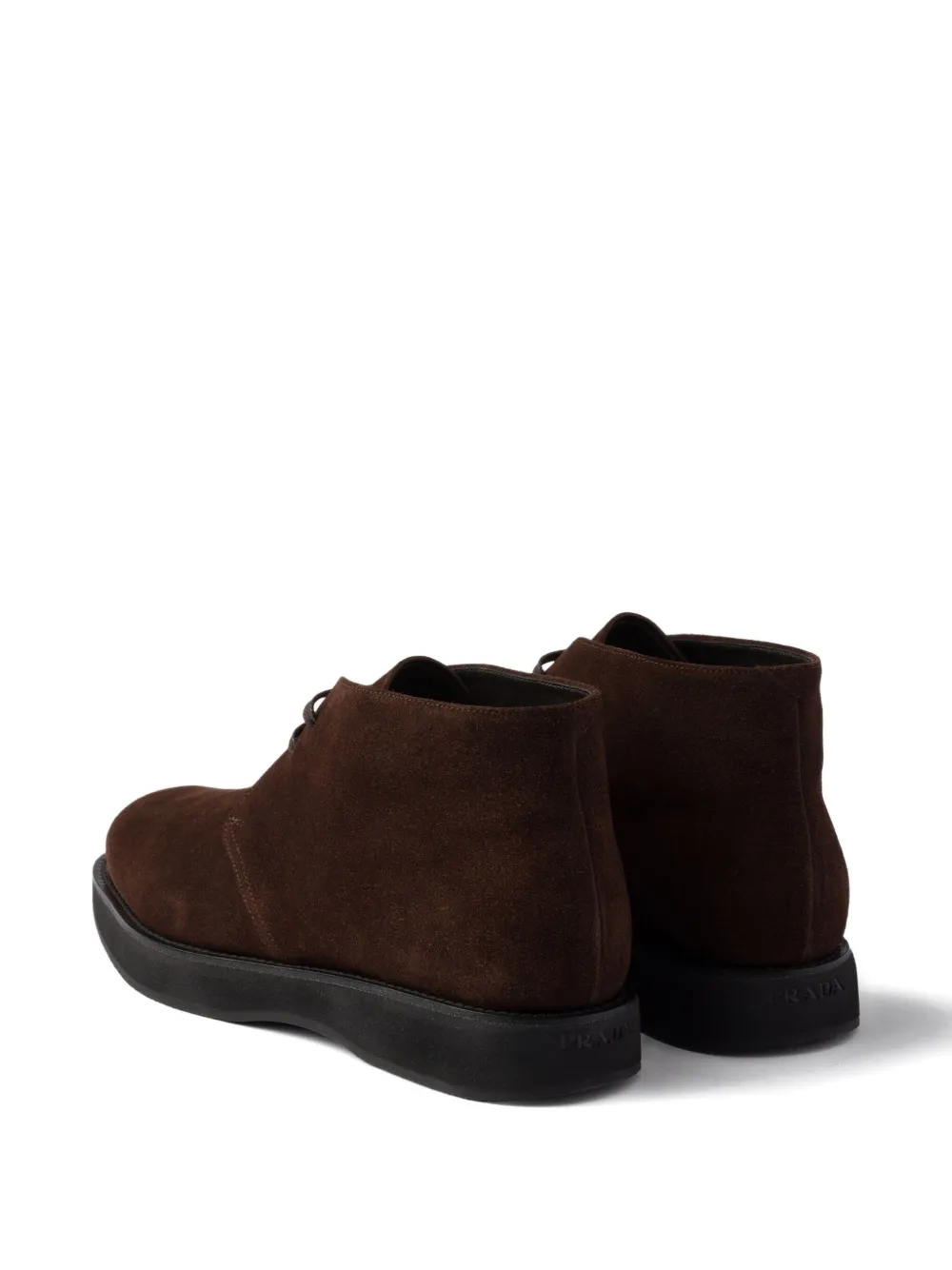 Prada suede desert boots Brown