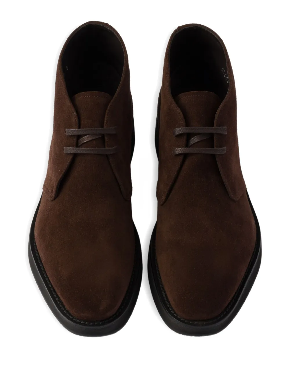 Prada suede desert boots Brown