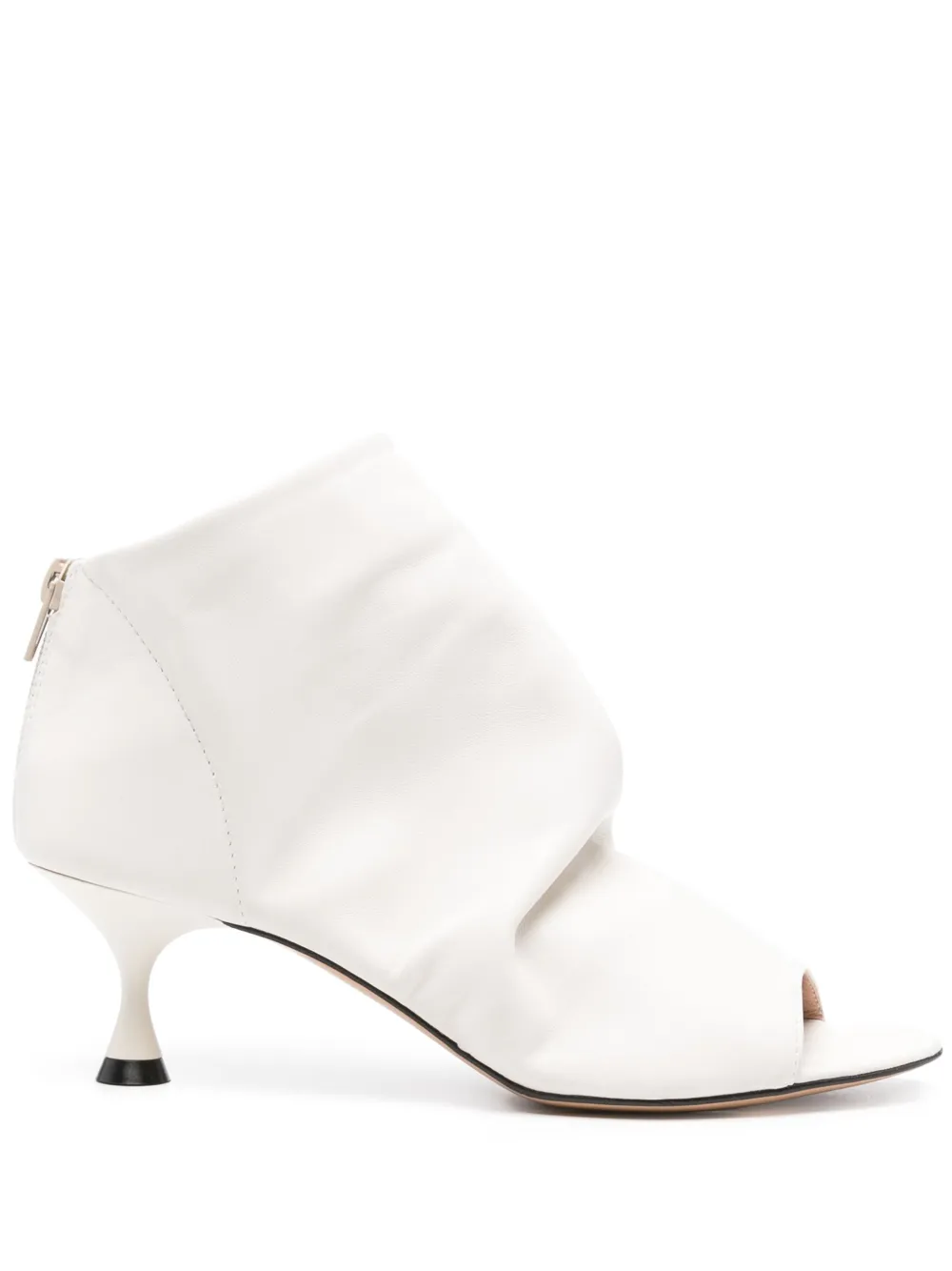 Marc Ellis 35mm leather ankle boots White