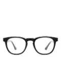 Police round-frames glasses - Black