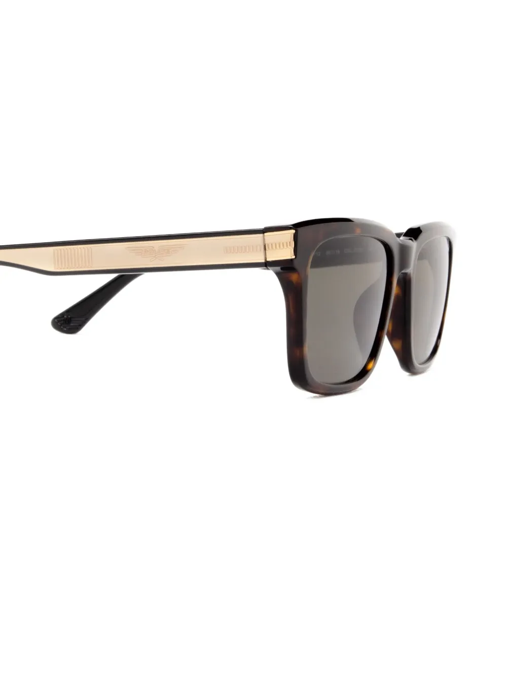 Police Origins Hero 2 gold-detail square sunglasses Bruin
