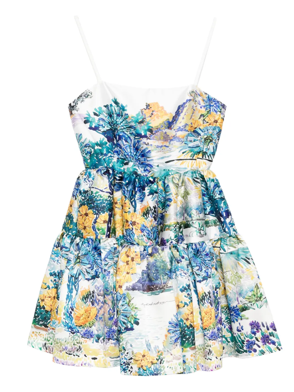 Mary Katrantzou floral-print dress | White | Image 1