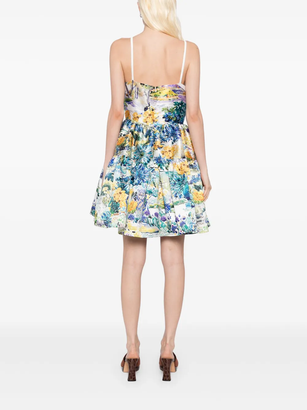 Mary Katrantzou Jurk met bloemenprint Wit