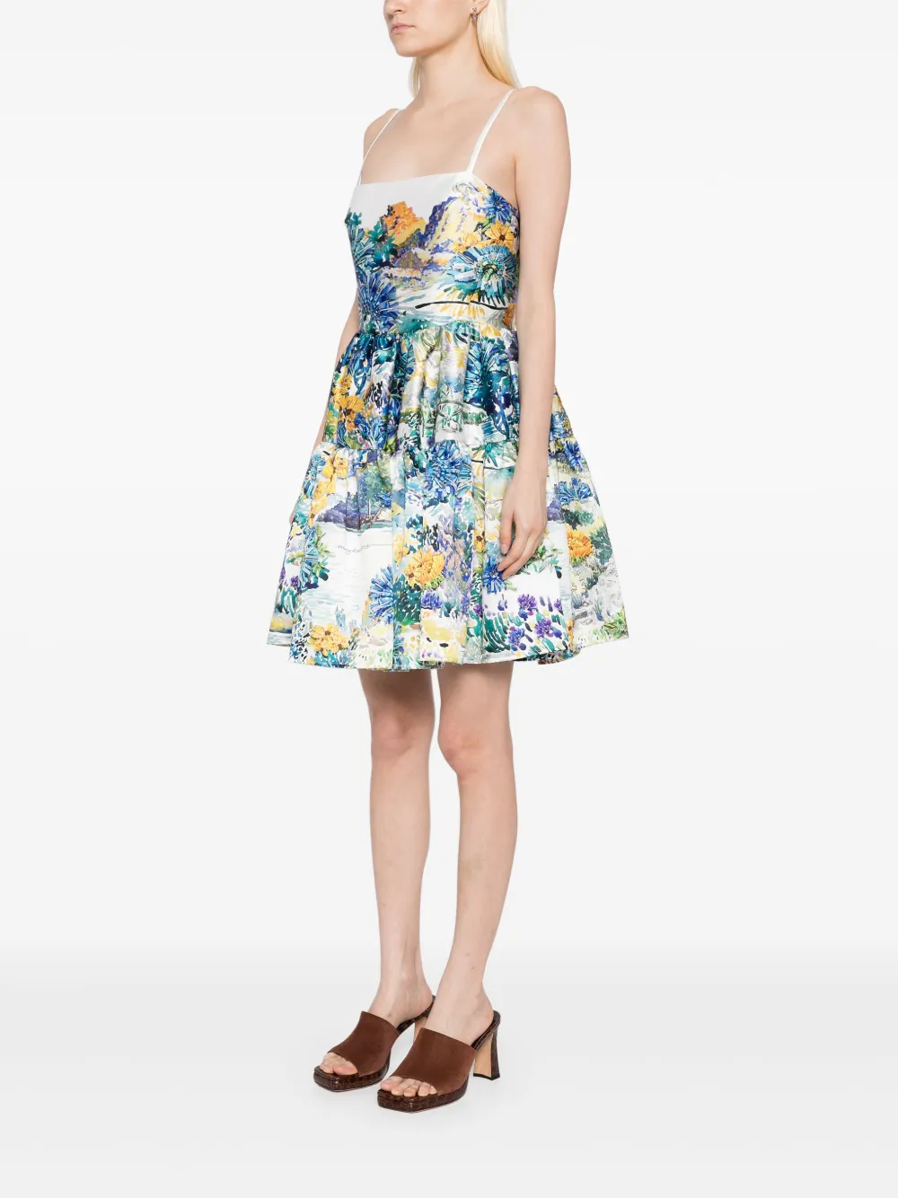 Mary Katrantzou Jurk met bloemenprint Wit