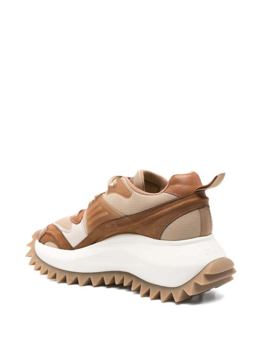 Vic Matie Panelled-design Chunky-sole Sneakers In Neutral