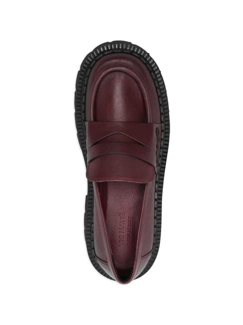 Vic Matie Loafers met plateauzool Rood