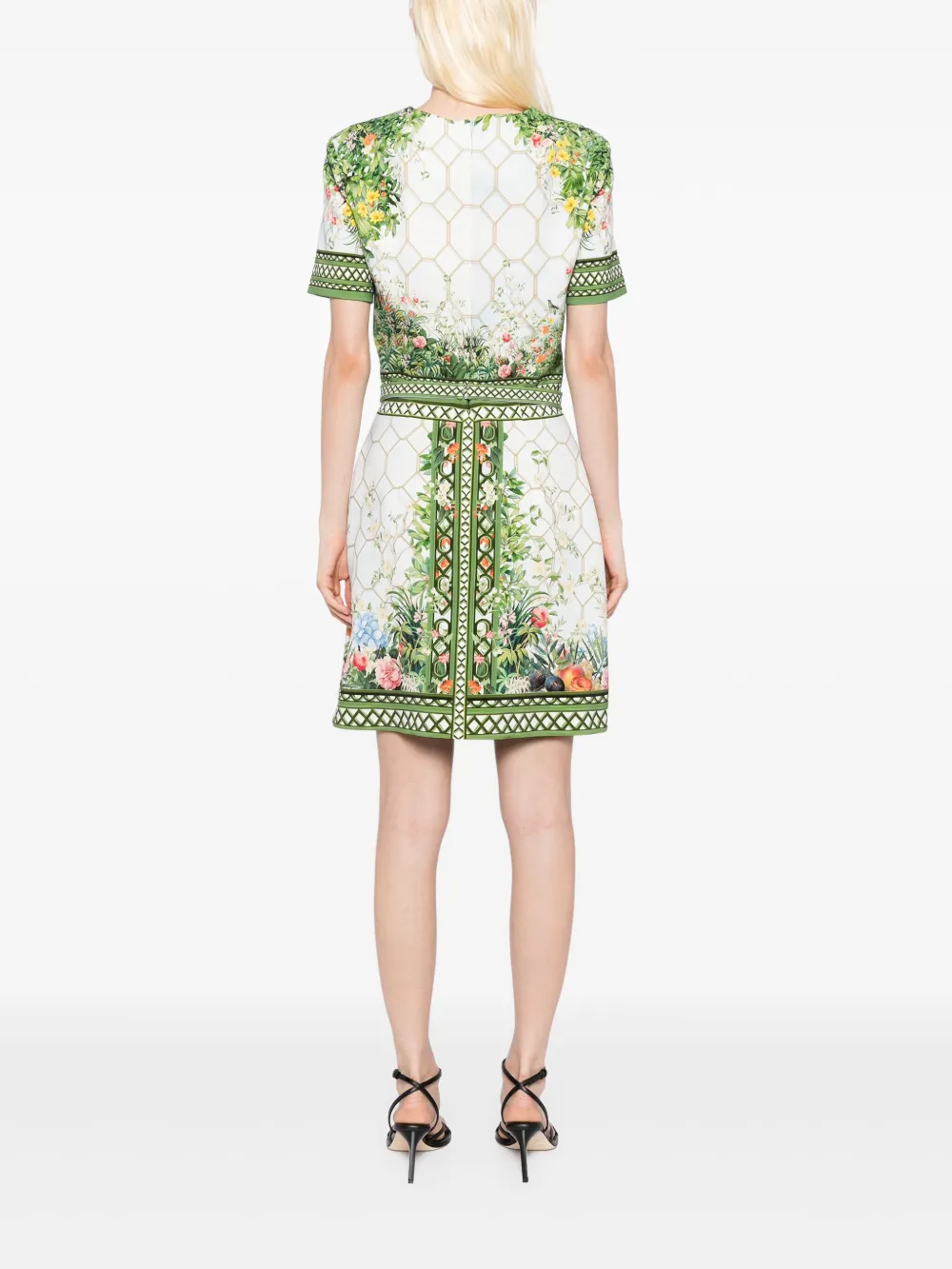 Mary Katrantzou Jurk met bloemenprint Blauw