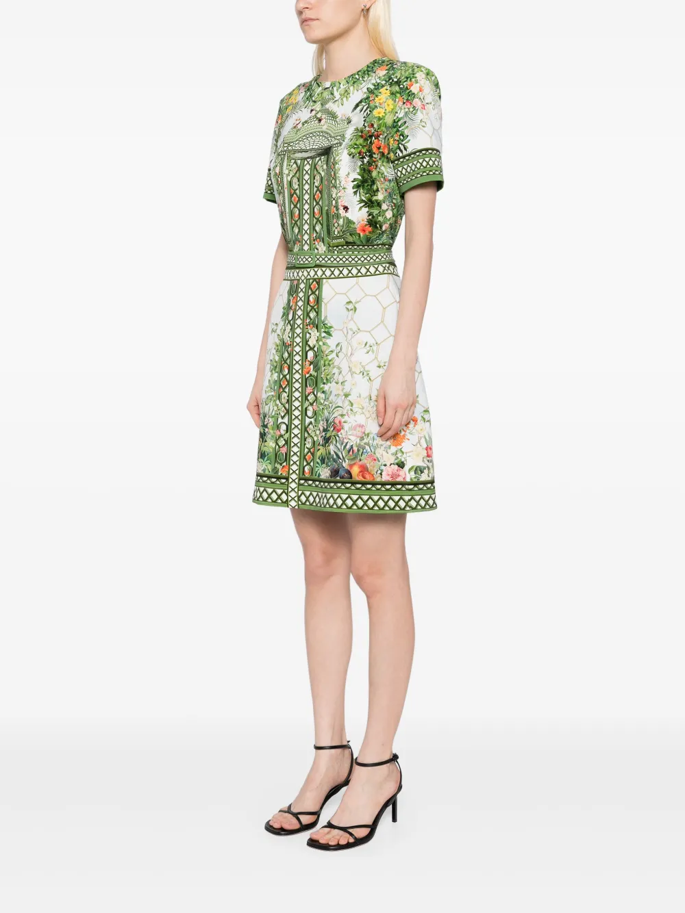 Mary Katrantzou Jurk met bloemenprint Blauw