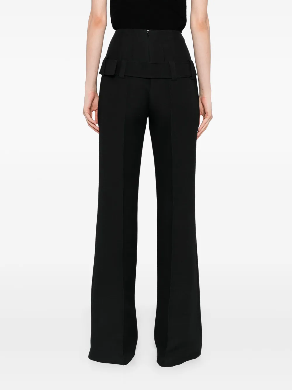 Isabel Sanchis Macar high waist broek Zwart