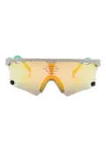 Alba Optics Delta Ultra speckled-frame sunglasses - Grey