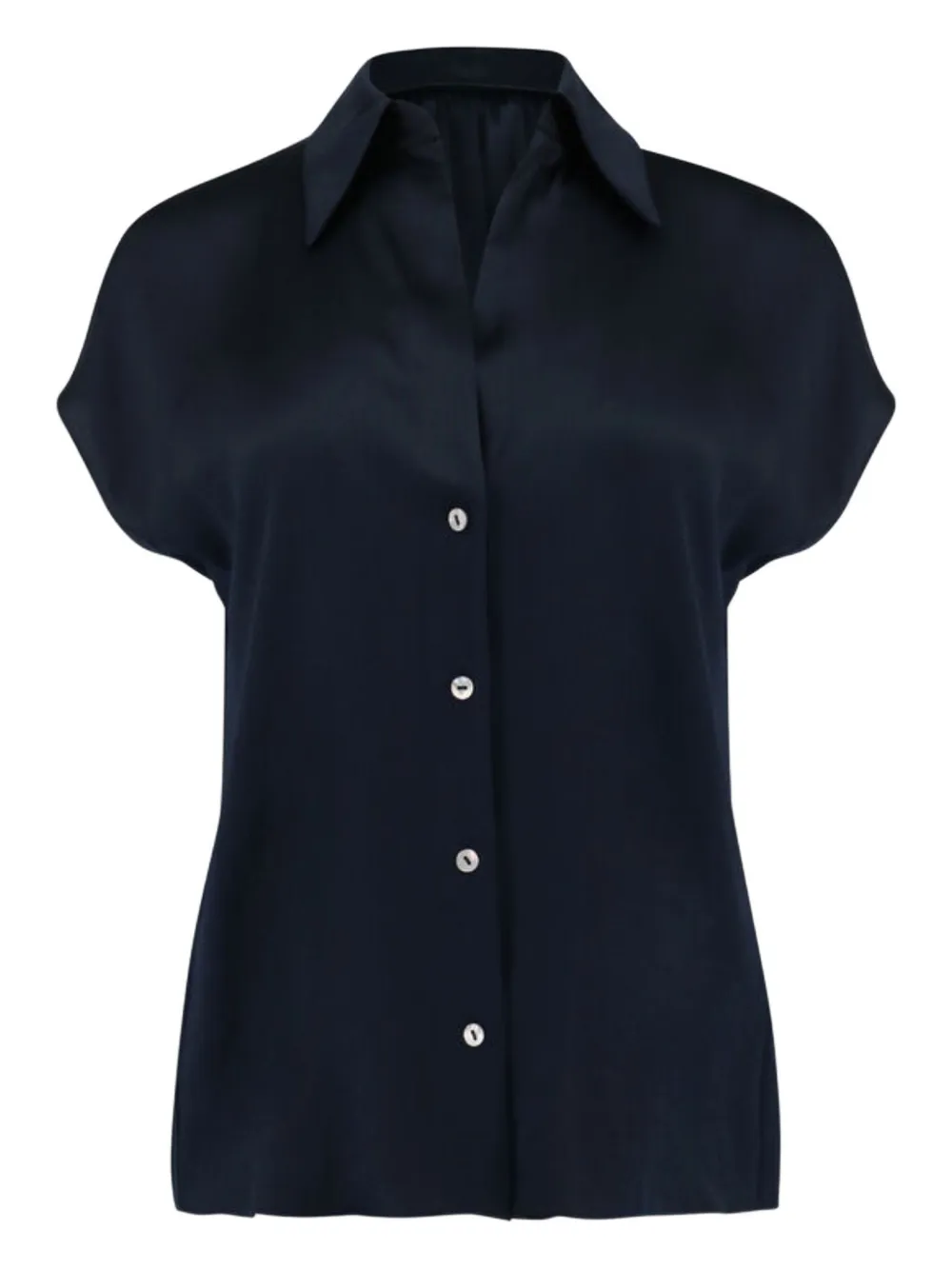 Vince cap-sleeve shirt - Nero