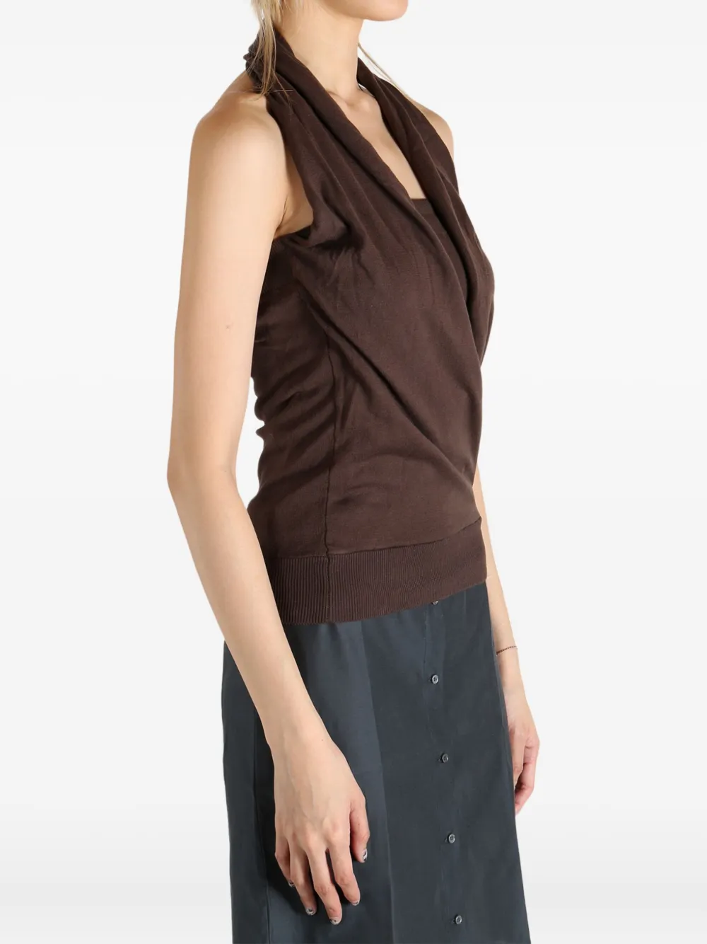 Paloma Wool halter-neck draped top | Vests & Tank Tops | Image 2