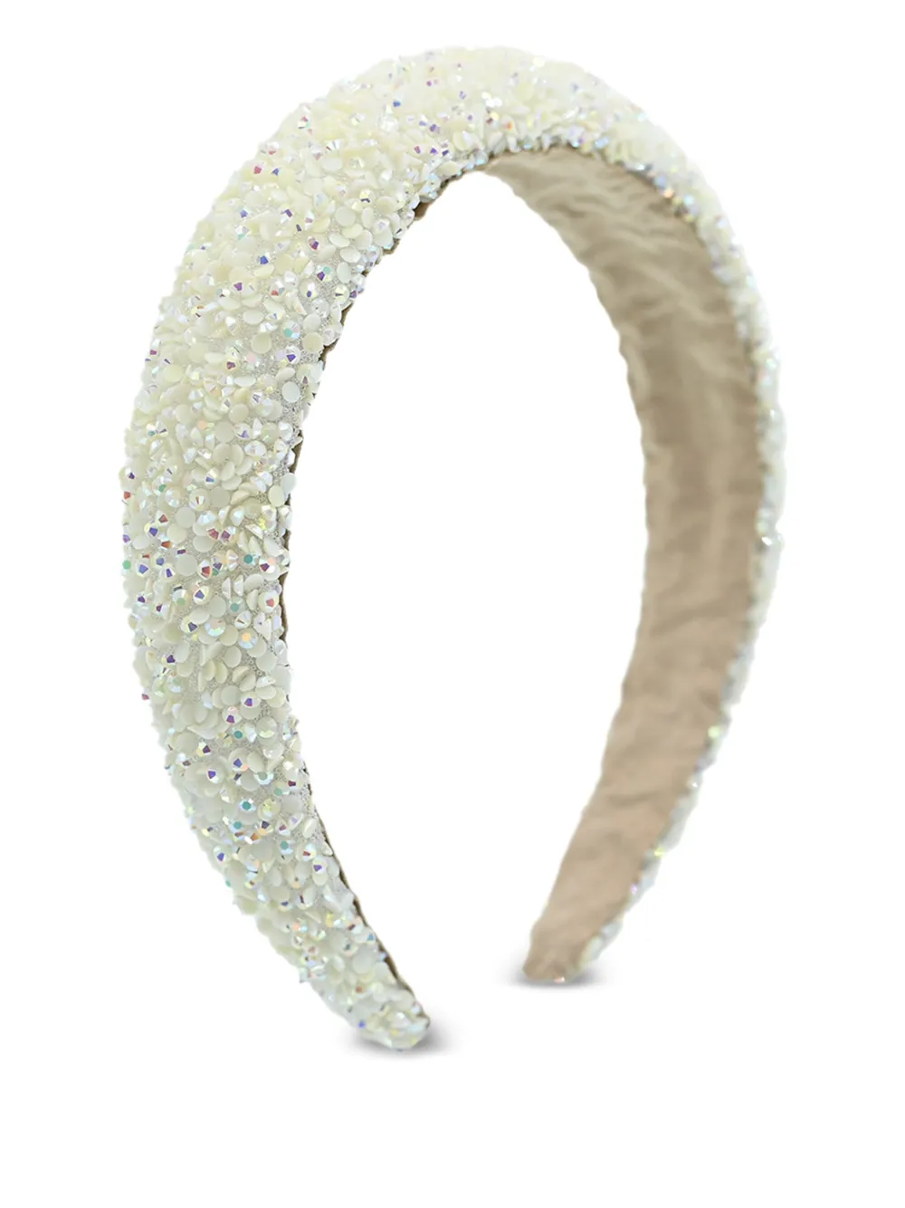 Mimi Tutu Haarband verfraaid met edelsteen Beige