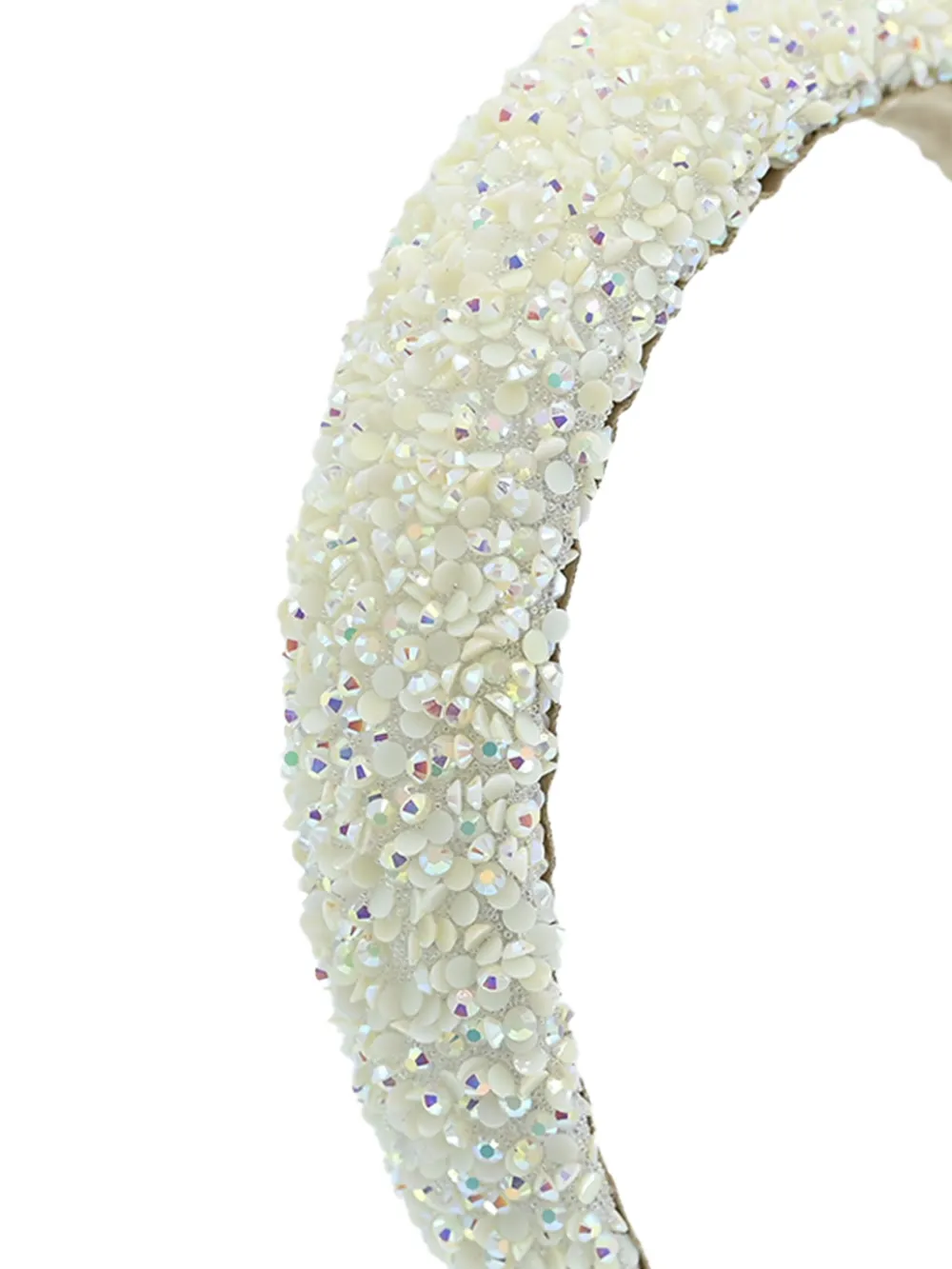 Mimi Tutu Haarband verfraaid met edelsteen Beige