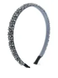 Mimi Tutu gemstone-embellished headband - Silver