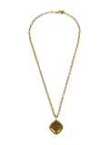 CHANEL Pre-Owned 1990-2000s Rhombus necklace - Gold