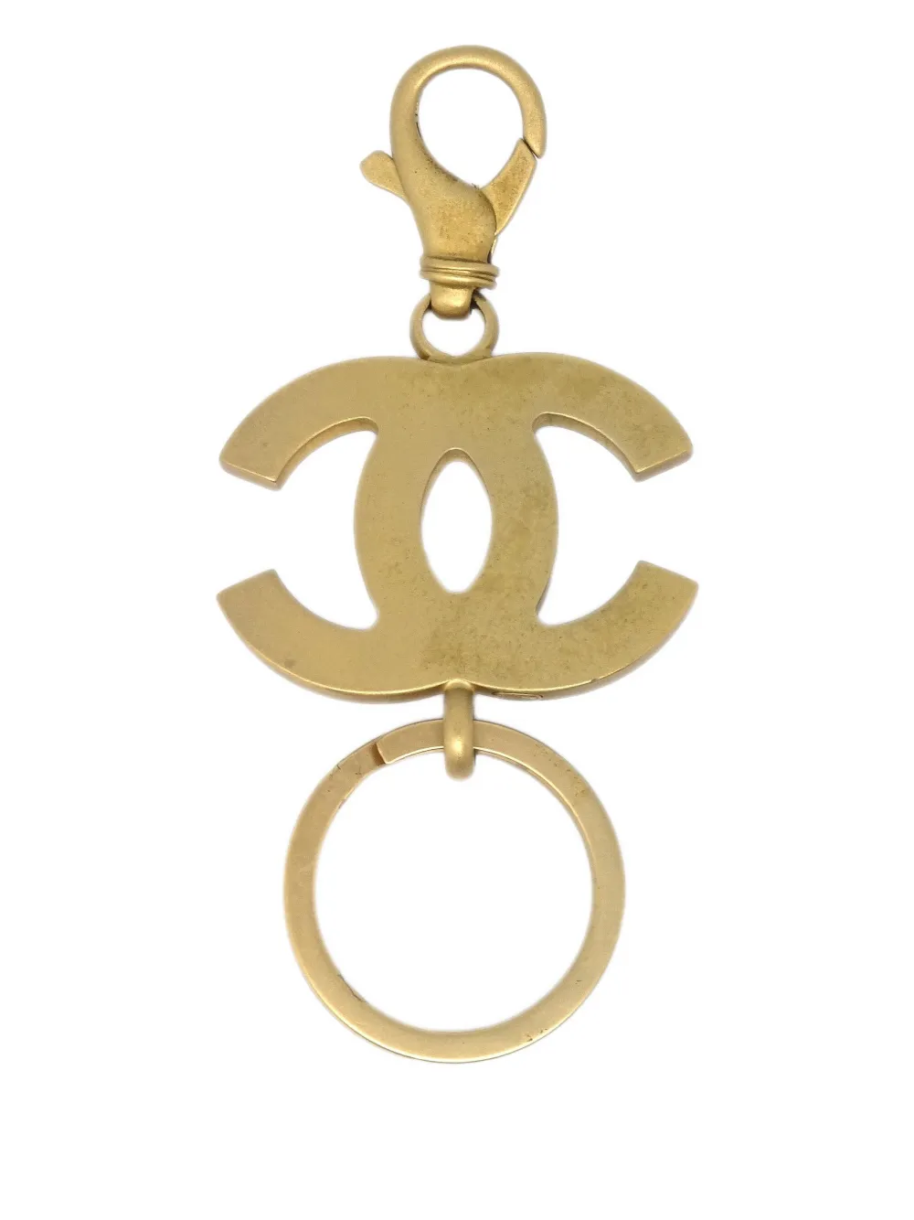 CHANEL Pre-Owned 2003 Interlocking-CC bag charm | Gold | Image 1