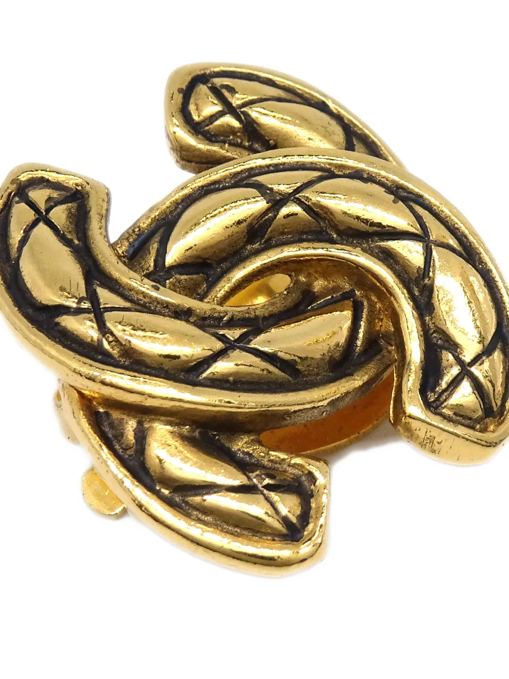 Pre-owned Chanel 1990-2000s Cc Earrings